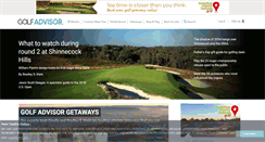 Desktop Screenshot of golfadvisor.com